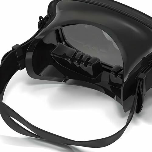 Black VR headset with straps