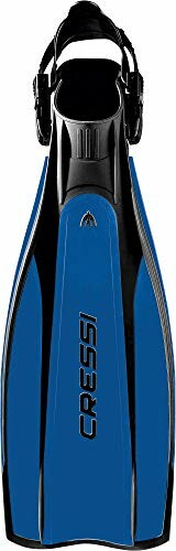 Blue and black Cressi diving fin