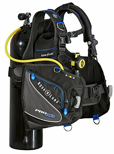 Scuba diving BCD with tank and regulator