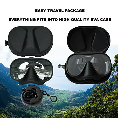 Black Abyss Snorkeling Mask Set